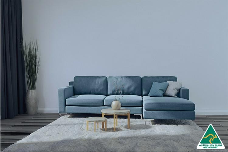 Grayson 3.5 Seater Chaise Lounge ( Blue )