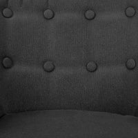 Keezi Kids Sofa Armchair Black Linen Lounge Nordic French Couch Children Room