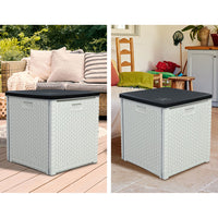 Gardeon Outdoor Storage Box Seat Bench Deck Organiser 106L