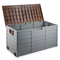 Giantz 290L Outdoor Storage Box - Brown