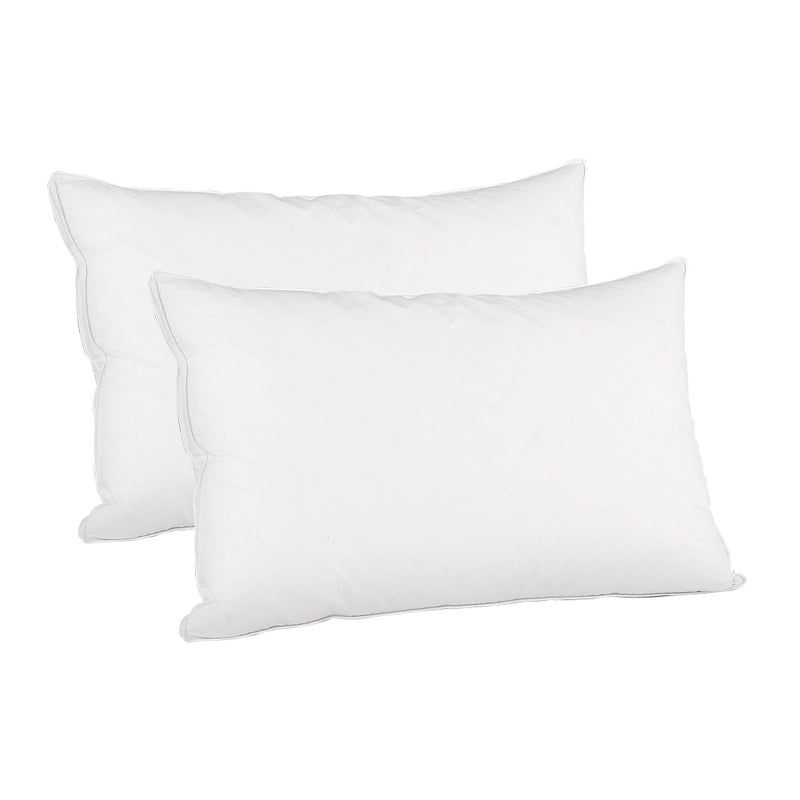 Giselle Bedding Duck Feather Down Twin Pack Pillow