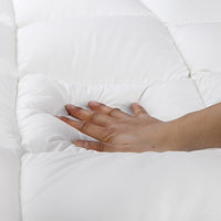 Giselle Queen Mattress Topper Bamboo Fibre Pillowtop Protector