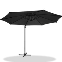 Instahut Roma Outdoor Umbrella - Black