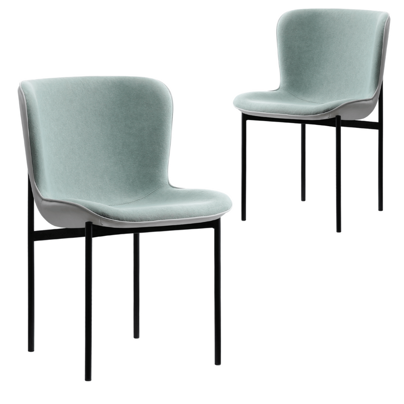 Harris Mint Mid-Century Design Dining Chair Set of 2