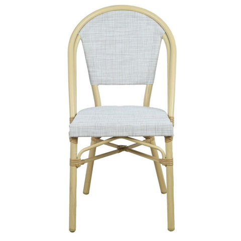Manolo Natural White 2 Seater Outdoor Bistro Set