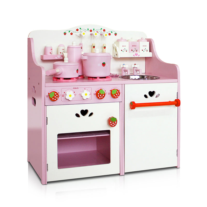 Keezi Kids Kitchen Play Set - Pink