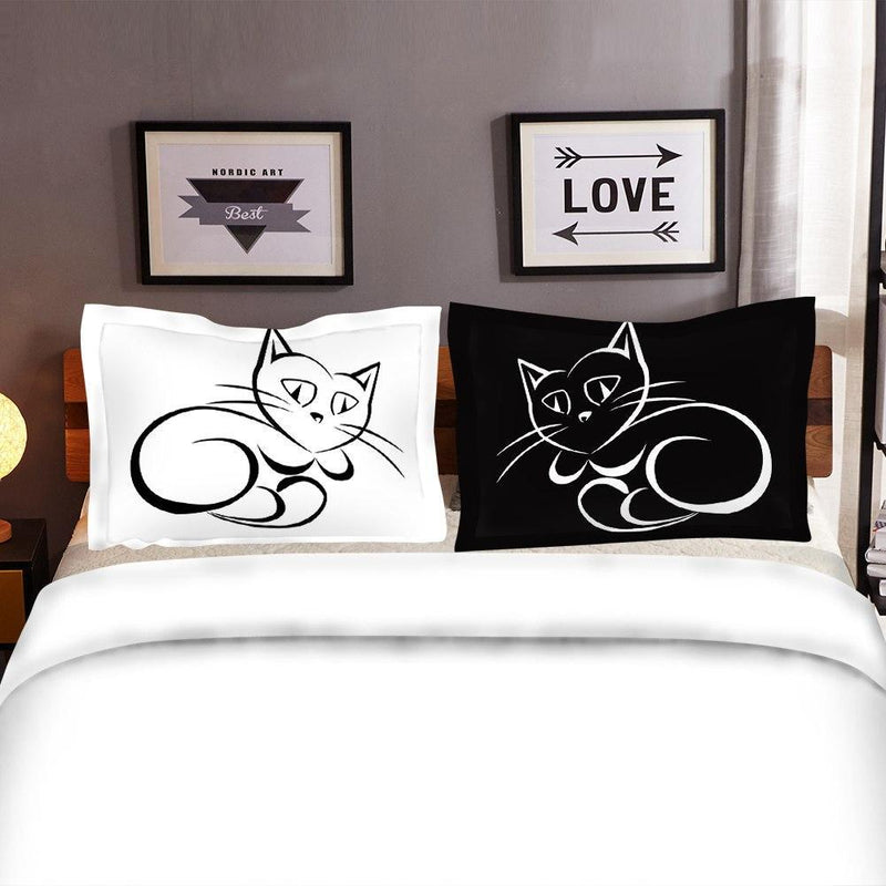 MUSOLEI Decorative Couple Pillow Case Cupid Love